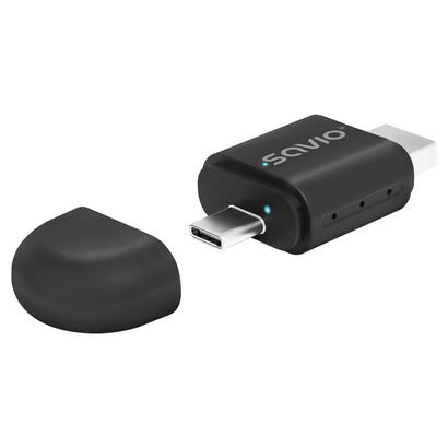 savio-tr-17-transmisor-de-audio-inalambrico-usb-10-m-negro