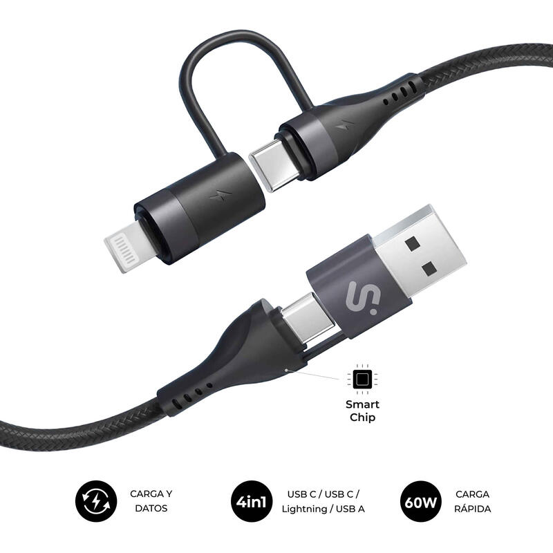 cable-top-4-en-1-60w-usb-a2xusb-clightning-1-m-negro-subblim-60w-longitud-1m-cable-4-en-1-usb-ac-clightning-pd-30