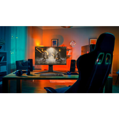 monitor-gaming-tcl-27r83u-27-4k-1ms-160hz-va-regulable-en-altura-blanco-y-negro