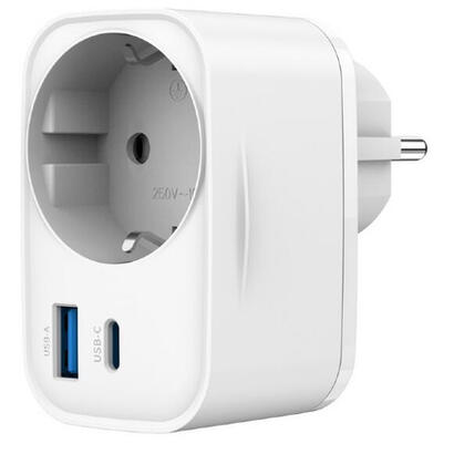 cargador-rapido-gembird-usb-de-2-puertos-con-toma-de-ca-de-paso-20-w-blanco