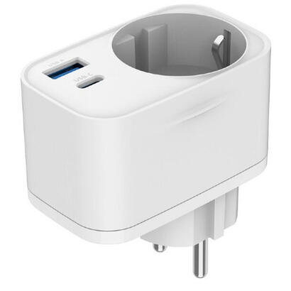 cargador-rapido-gembird-usb-de-2-puertos-con-toma-de-ca-de-paso-20-w-blanco