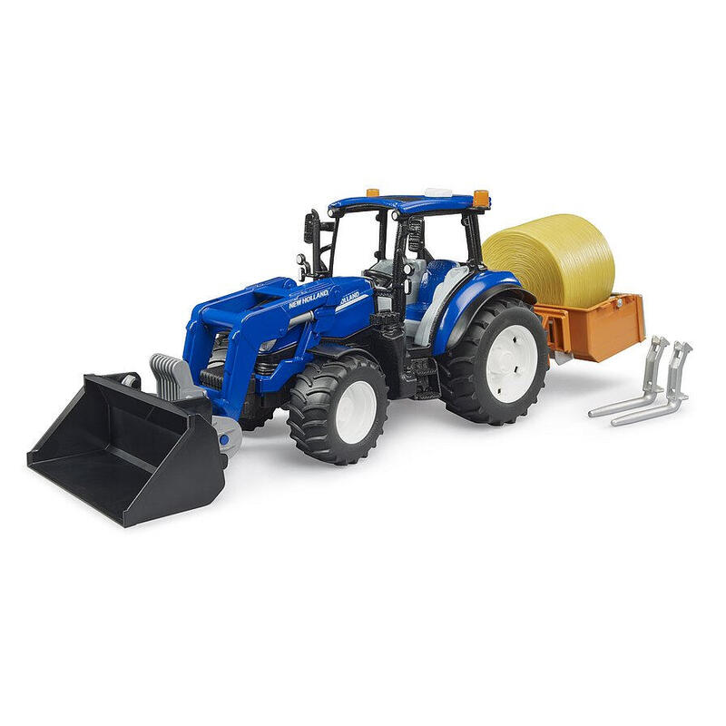bruder-bruder-new-holland-t5120-con-cargador-frontal-caja-de-carga-horquillas-y-pacas-redondas-modelo-de-vehiculo-02187