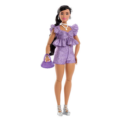 mattel-barbie-deluxe-style-im-violetaten-metallic-outfit-jfp43