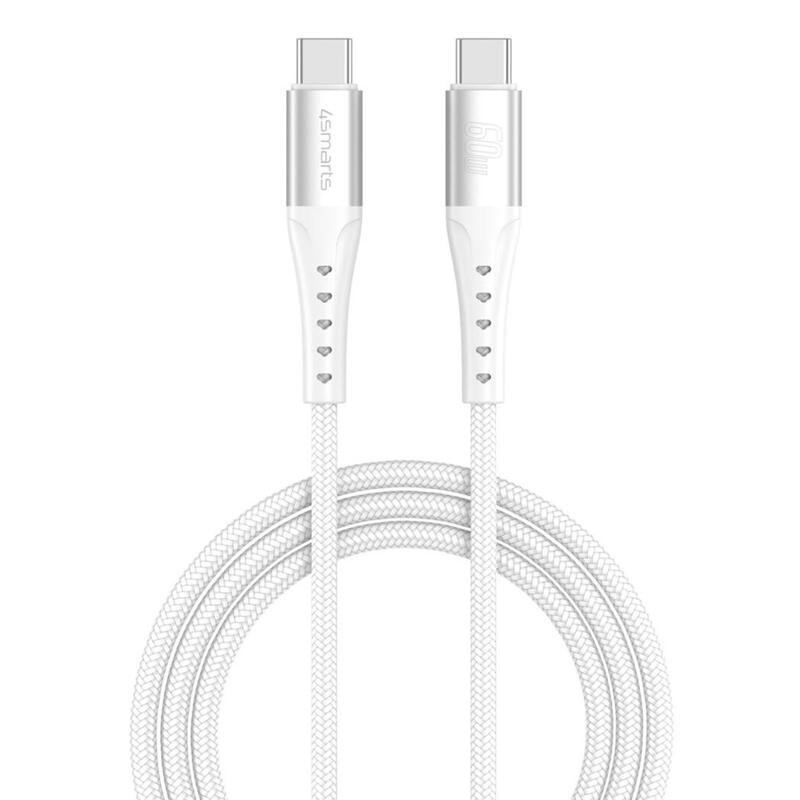 4smarts-usb-c-cable-primecord-60w-15m-blanco 4smarts-usb-c-cable-primecord-60w-15m-blanco