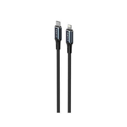 cable-havit-cb6311-usb-tipo-c-a-lightning-1-m-negro