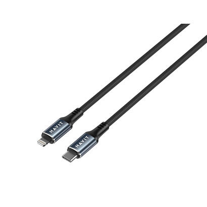 cable-havit-cb6311-usb-tipo-c-a-lightning-1-m-negro