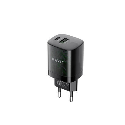havit-uc303-eu-cargador-de-viaje-gan-de-30-w-y-doble-puerto-negro