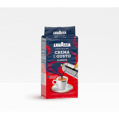 cafe-molido-lavazza-crema-e-gusto-clasico-250g