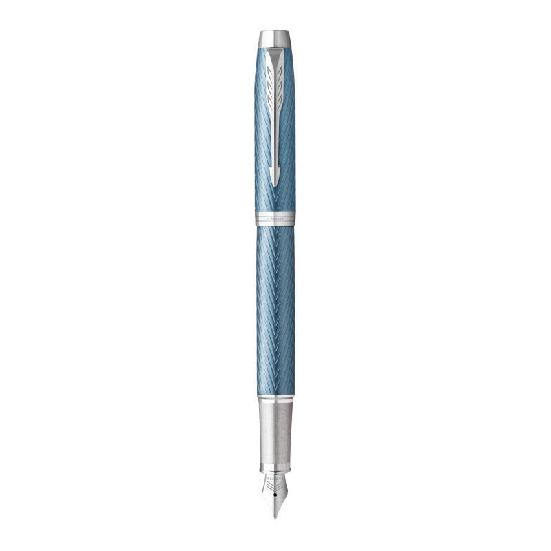 parker-im-premium-pluma-estilografica-sistema-de-carga-por-cartucho-azul-gris-1-piezas