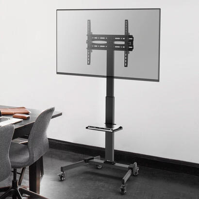 techly-floor-trolley-with-shelf-for-lcd-led-plasma-tv-32-55inch