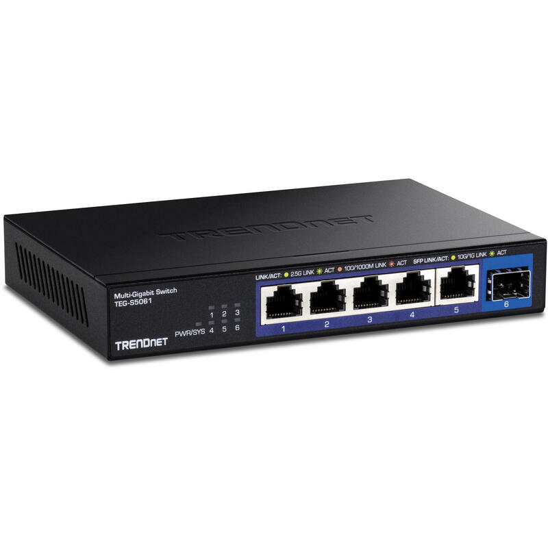 switch-no-adminimrado-trendnet-de-6-puertos-25g-con-puerto-sfp-10g
