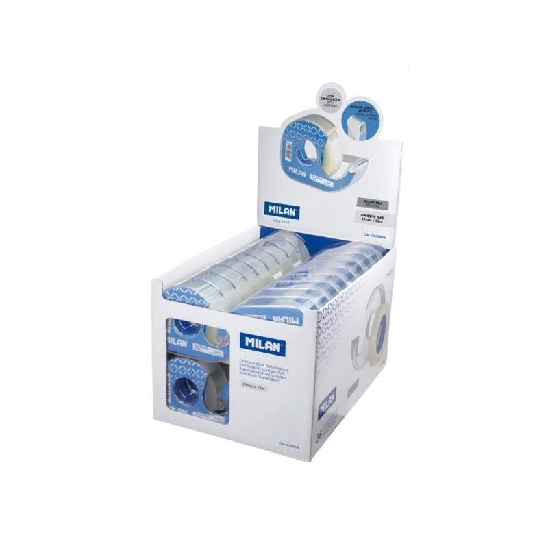 milan-expositor-de-36-cintas-adhesivas-transparentes-con-dispensador-medidas-19mm-x-33m-transparente-brillante
