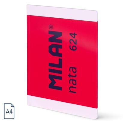 milan-nata-624-libreta-encolada-formato-a4-cuadricula-5x5mm-48-hojas-de-95-grm2-microperforado-rosa