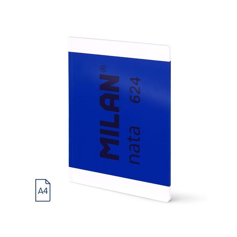 milan-nata-624-libreta-encolada-formato-a4-cuadricula-5x5mm-48-hojas-de-95-grm2-microperforado-azul
