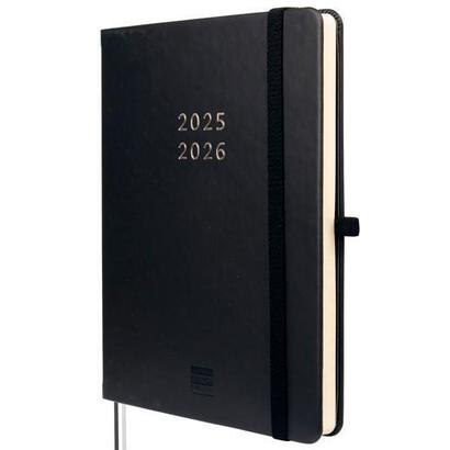 finocam-agenda-minimal-18-meses-m5-svh-cierre-cgoma-tapa-dura-negro-2025-2026