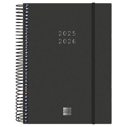 finocam-agenda-espiral-18-meses-e10-2dp-cierre-cgoma-tapa-pp-negro-2025-2026