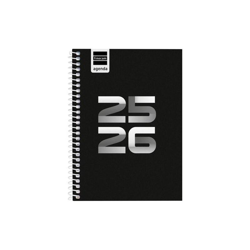 finocam-agenda-cool-para-estudiantes-espiral-8-svh-negro-2025-2026