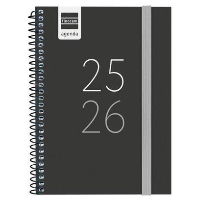 finocam-agenda-secundaria-para-estudiantes-espiral-8-svh-negro-2025-2026