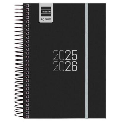 finocam-agenda-para-estudiantes-espiral-e8-120x171mm-1dp-negro-2025-2026