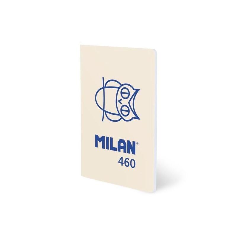 pack-de-6-unidades-milan-libreta-grapada-a5-24h-papel-blanco-95gr-linea-7mm-coleccion-460-since-1918-beige