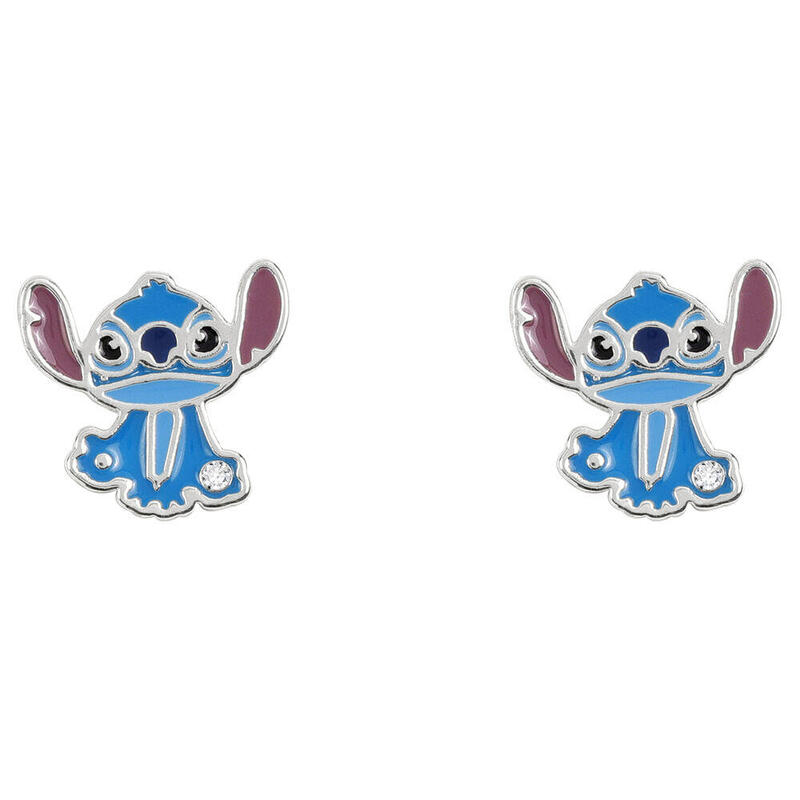 pendientes-stitch-disney-plata