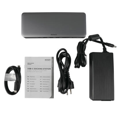 deltaco-usb-c-dockingstation-2xhdmidpusbrj45sd-96w