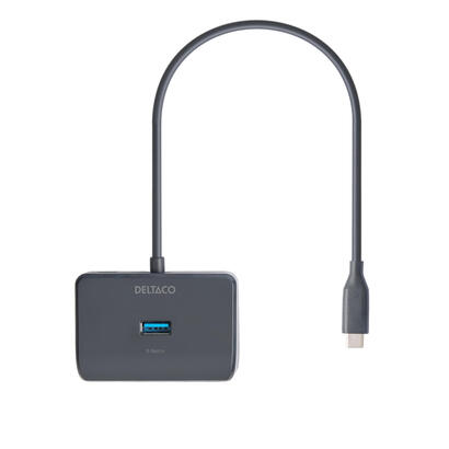 deltaco-usb-c-hub-4x-usb-5-gbits-schwarz