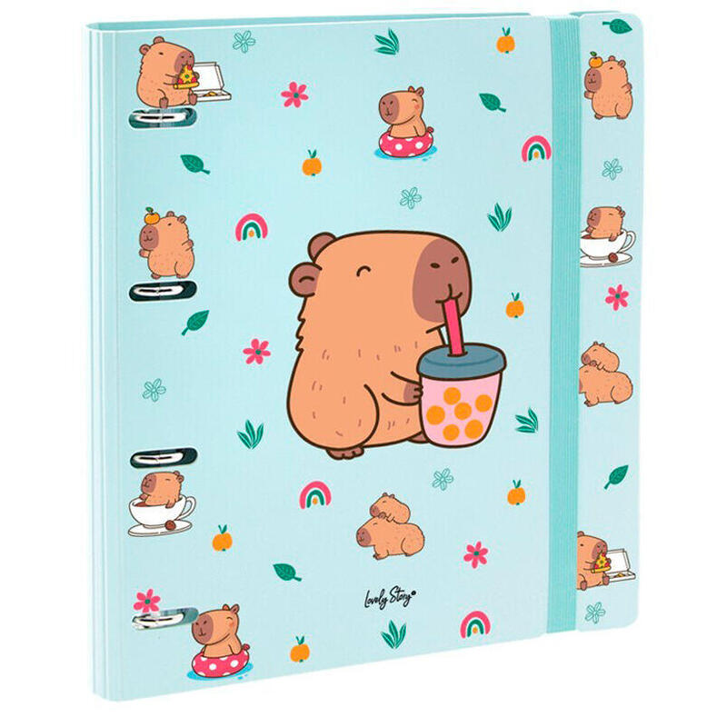 carpeta-anillas-blubble-tea-capibara
