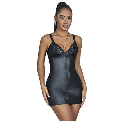 subblime-957575-vestido-de-cuero-con-cremallera-negro-lxl