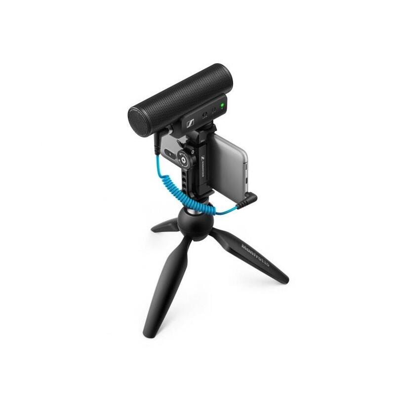 microfono-kit-movil-sennheiser-mke-400-de-condensador-supercardioide-con-filtro-paso-bajo-con-soporte-manfrotto