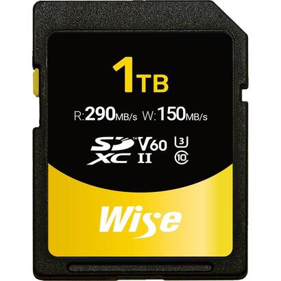 wise-sdxc-uhs-ii-v60-1tb-r290mbs-w150mbs-wi-sd-s1024