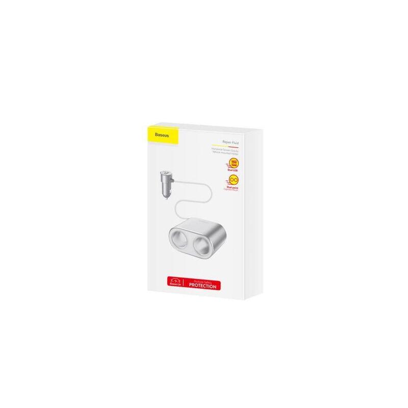 baseus-car-charger-one-to-two-cigarette-lighterdual-lighter-80wdual-usb-31a-silver-crdyq-0s