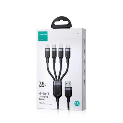 joyroom-4-in-1-usb-lightning-type-c-type-c-micro-usb-cable-multi-color-series-a18-35a-12m-black-s-1t4018a18c