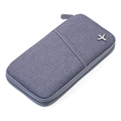 troika-safe-flight-bolso-para-documentos-gris-poliester