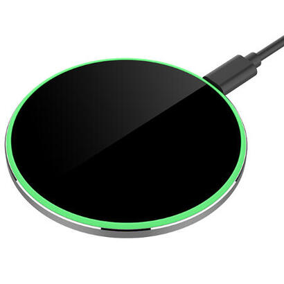 rapoo-xc150-smartphone-tableta-negro-plata-usb-cargador-inalambrico-interior