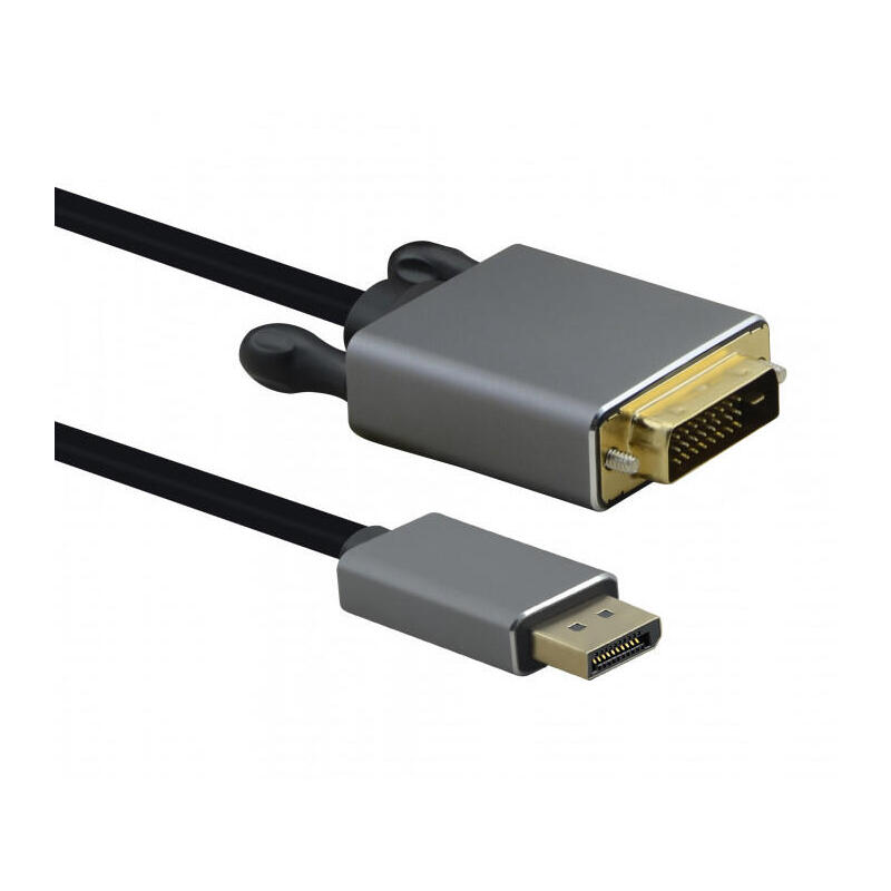 helos-cable-displayport-macho-dvi-macho-premium-10m-negro