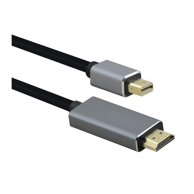 helos-cable-mini-displayport-hdmi-premium-4k-10m-negro