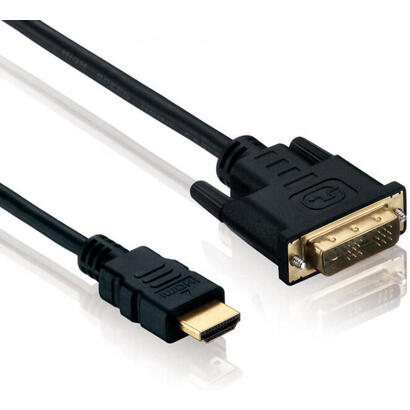 helos-cable-hdmi-macho-dvi-d-181-macho-full-hd-basic-15m-negro