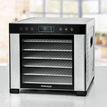 rommelsbacher-dorr-automata-da-950-acero-inoxidablenegro-600-vatios-superficie-dorr-305-cm-x-33-cm-por-nivel-da-950