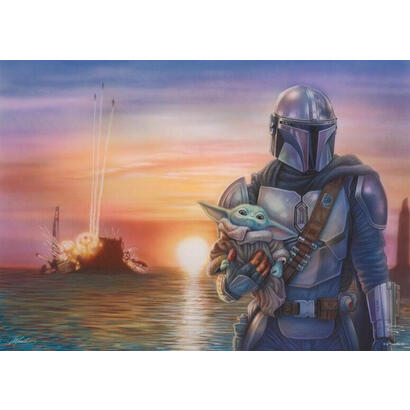 schmidt-spiele-thomas-kinkade-studios-star-wars-the-mandalorian-una-nueva-direccion-puzzle-1000-piezas