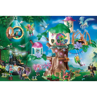 schmidt-spiele-playmobil-ayuma-el-bosque-magico-de-las-hadas-puzzle-100-piezas-56480