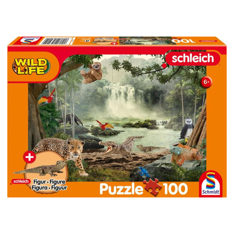 schmidt-games-schleich-wild-life-en-the-rainforest-juego-figura-100-partes-incluida-la-figura-de-schleich-crocodilejungs-56467 schmidt-games-schleich-wild-life-en-the-rainforest-juego-figura-100-partes-incluida-la-figura-de-schleich-crocodilejungs-56467