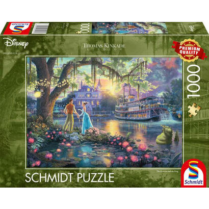 puzzle-schmidt-la-princesa-y-el-sapo-1000-piezas-57527