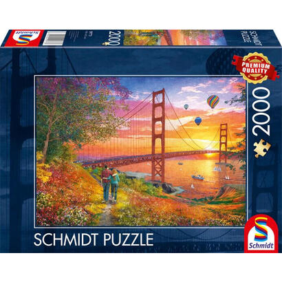 puzzle-schmidt-games-camina-hasta-el-puente-golden-gate-59773-2000-piezas