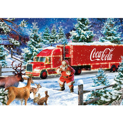 schmidt-games-coca-cola-truck-de-navidad-rompecabezas-1000-partes-57598