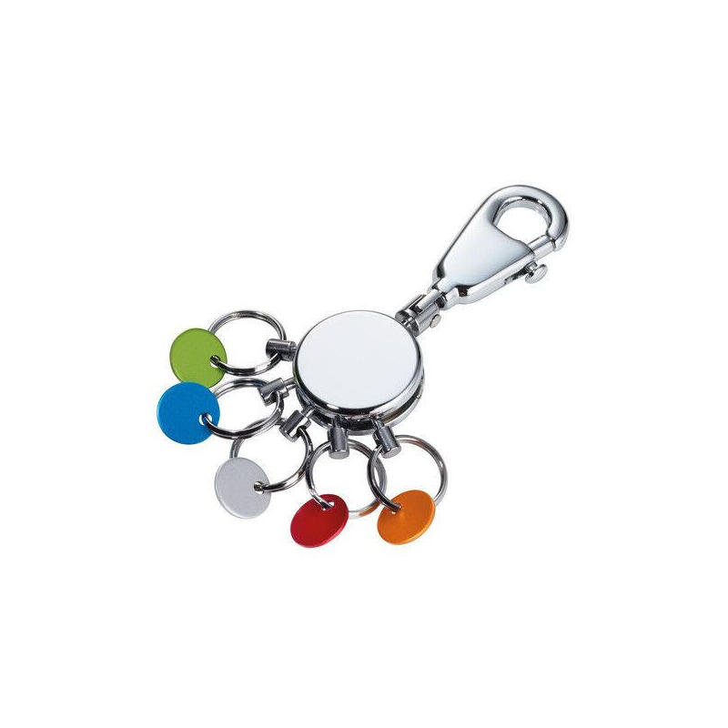 llavero-troika-patentcolour-de-anilla-multicolor-plata llavero-troika-patentcolour-de-anilla-multicolor-plata