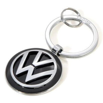 llavero-de-anilla-troika-vw-volkswagen-keyring-negro-plata