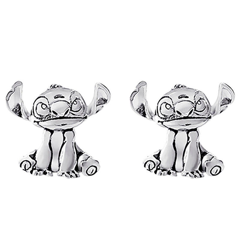 pendientes-stitch-disney-plata