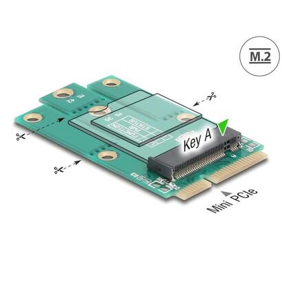delock-adaptador-mini-pcie-macho-a-m2-key-a-slot