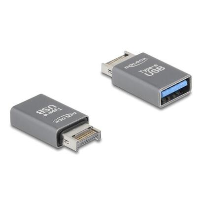 delock-adaptador-usb-10-gbps-typ-e-key-a-macho-a-usb-typ-a-hembra-metall
